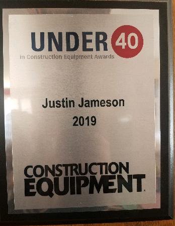 Justin Jameson Under 40 Award