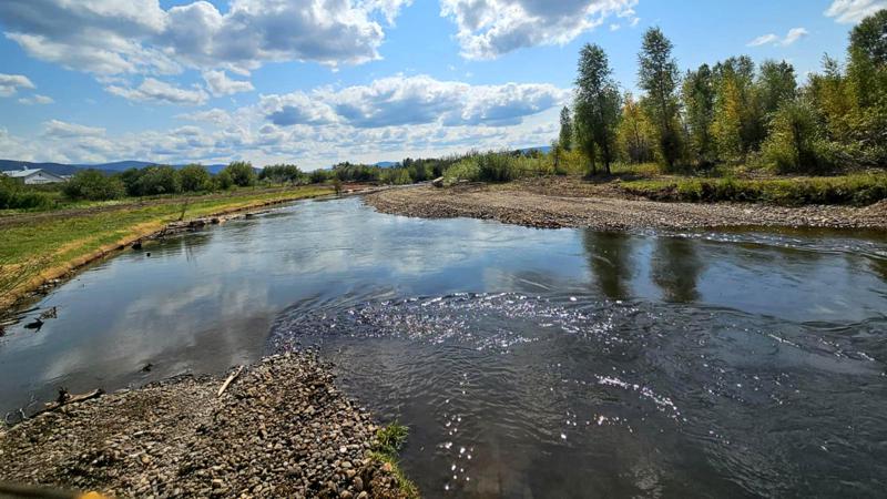 River restoration at Chuck Lewis State Wildlife Area
