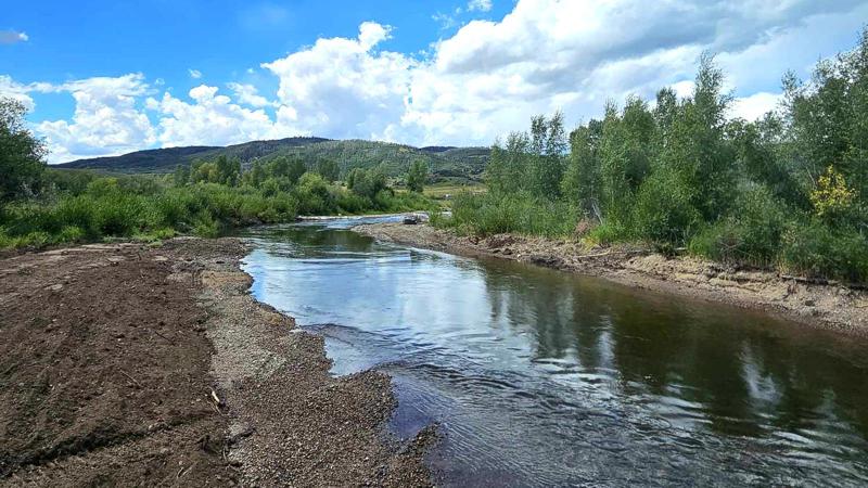 River restoration at Chuck Lewis State Wildlife Area
