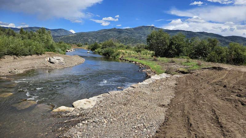 River restoration at Chuck Lewis State Wildlife Area