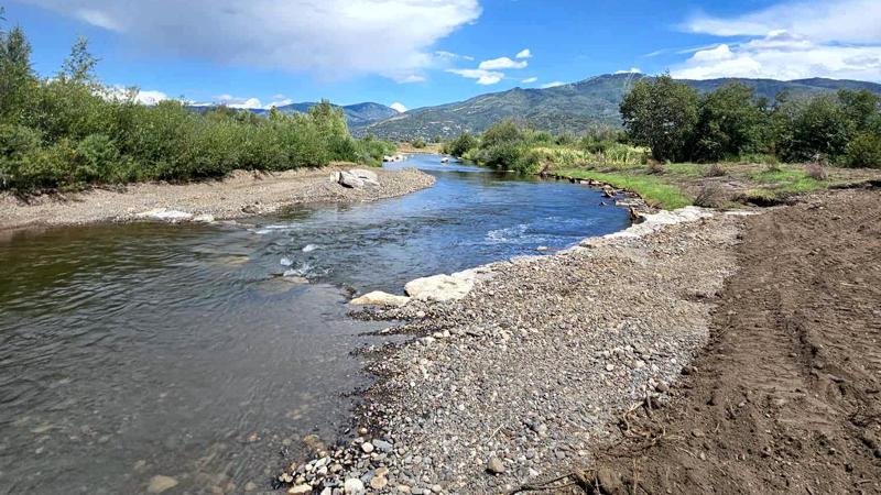 River restoration at Chuck Lewis State Wildlife Area