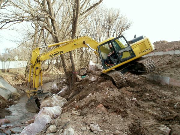 Stream Bank Stabilization Work by Chaparral Construction